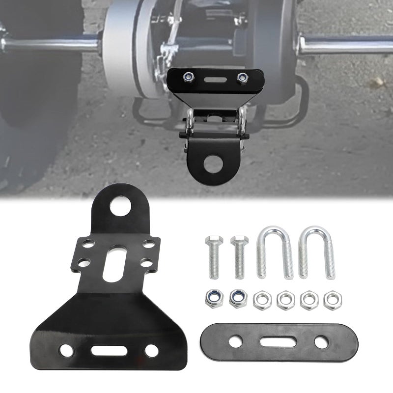 Alpha Rider Hitch Tightener for Yamaha GrizzlyRaptor 90110 Trailers  Heavy Duty CNC Hitch Clamp Tow Stabilizer Black